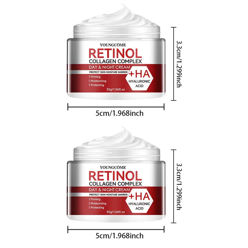 Retinol Collagen Facial Care Moisturizing Cream Deep Hydration Suitable for Dry Aging Face Cream Moisturizing Skin Repair