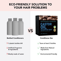 100G Castor Oil Shampoo Hand Make Soap Bar for Hair Growth Hydrating Moisturizing Anit Hair Loss Repair Damage Dry Hair Skin