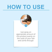 Hoegoa Leave-In Hair Drying Spray Hair Drying Plant Essence Cleans Light, Refreshing And Fluffy Hair