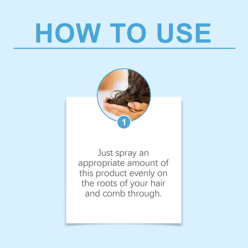 Hoegoa Leave-In Hair Drying Spray Hair Drying Plant Essence Cleans Light, Refreshing And Fluffy Hair