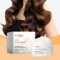 Rice Head Scrub Cleans Dandruff, Moisturizes, Fluffs And Strengthens Hair Care Scrub