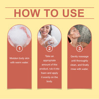 Sulphur Cleansing Shower Gel Moisturizes Body Skin, Relieves Dryness And Gently Cleans Refreshing Bath