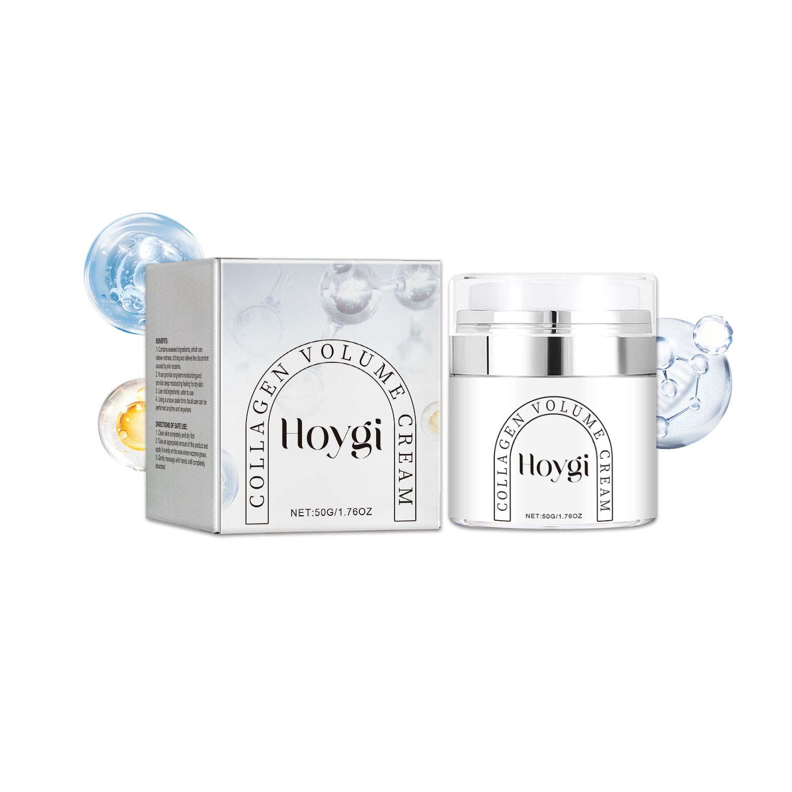 Collagen Volumizing Cream, Moisturizing And Lifting Facial Skin, Moisturizing And Rejuvenating Anti-Wrinkle Collagen Cream