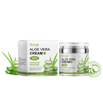 Hoygi Aloe Vera Moisturizing Cream, Gently Hydrates Moisturizing, Brightening And Tender Facial Skin Daily Care