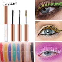 Eyelash Foundation Cream Waterproof Anti Sweat Not Dizzy Dye Slender Long Curl Warped Thick Color Mascara