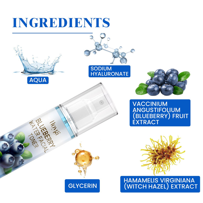 HOYGI Blueberry Facial, Care Facial Skin Deep Cleansing Anti-Wrinkle Skin Care Essence Beauty Brightening Cream