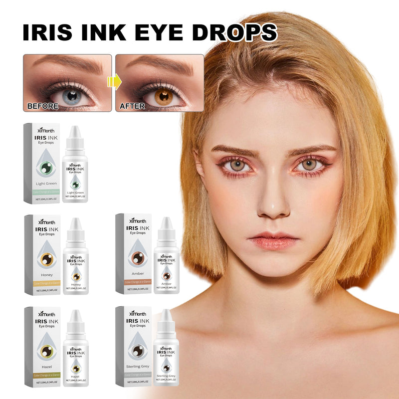 Iris Ink Eye Drops, Relieve Eye Fatigue And Dry Blurred Vision Moist Eye Color Eye Care Drops