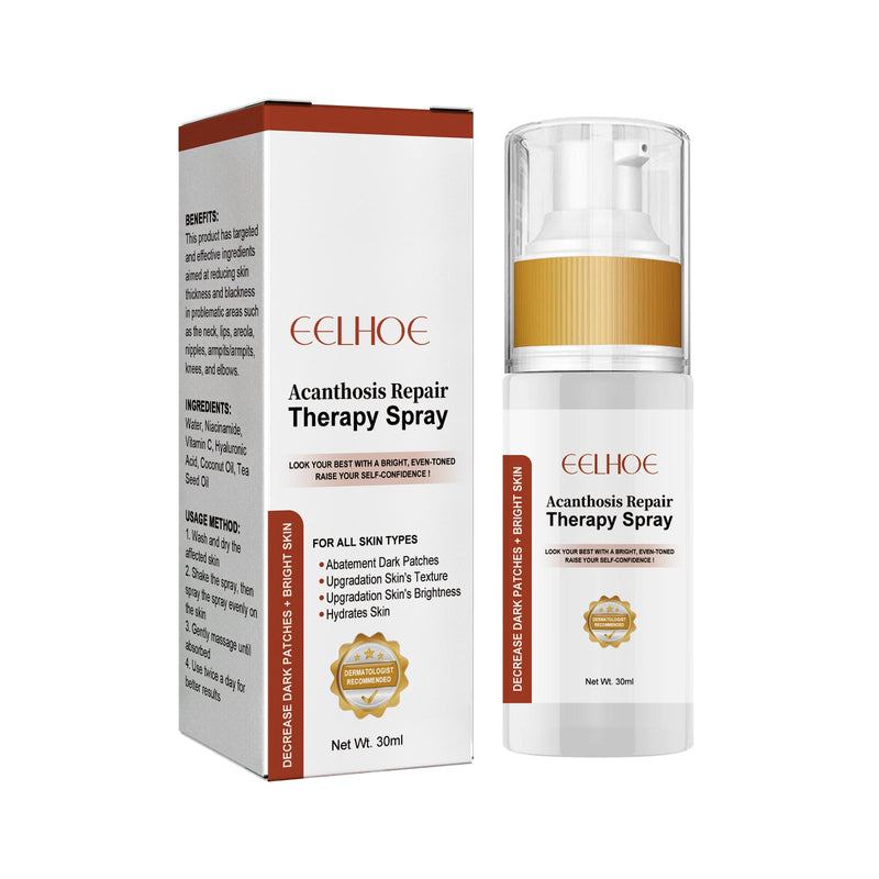 Black Acanthoderma Treatment Spray Cleanses Horny Joints Black Whitening Spray Melanin Repair Underarms