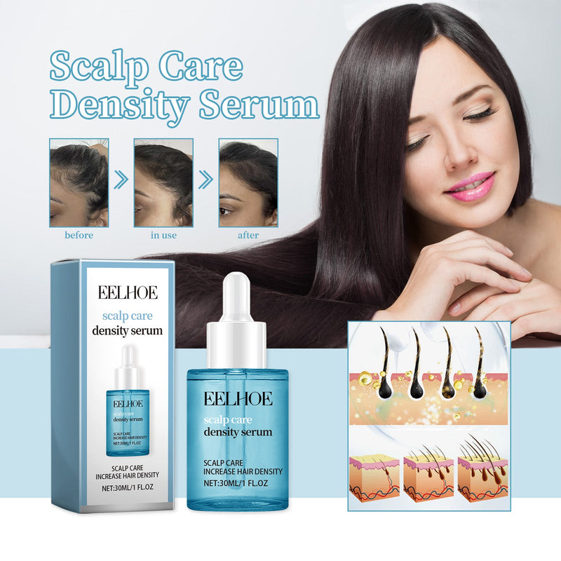 Scalp Care Density Serum, Moisturizing And Nourishing Hair Root Thickening Hair Luster Soft And Dense Hair Solution