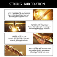 Old Ginger Hair Care Essence Oil, Moisturize Hair Roots Repair Frizzy Knot Supple Strong Thick Hair