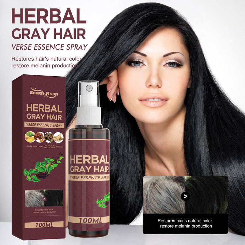 South Moon Herbal Black Hair Liquid Polygonum Multiflorum Herb Essence Moisturizing Black Hair Conditioner