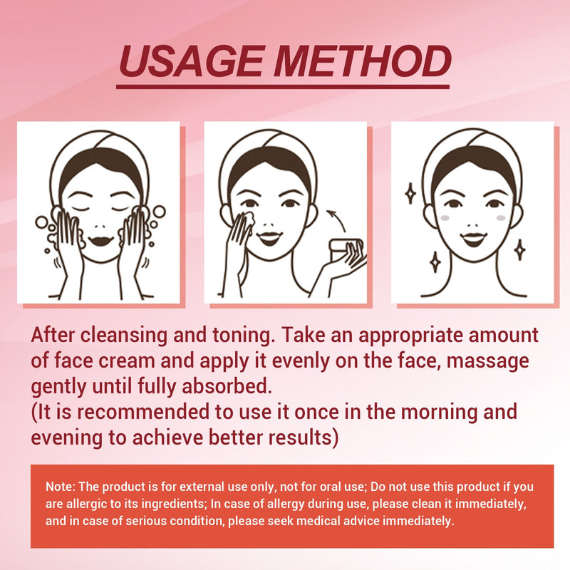 Retinol Facial Firming Cream, Anti Aging Moisturizing Firming Whitening Face Cream