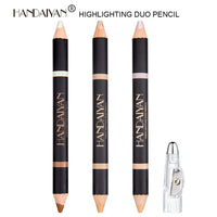 HANDAIYAN Double Head Eyebrow Dual Purpose Pen Eyebrow Bone Raised Bright Bottom High Gloss Face Brightening Concealer Pen