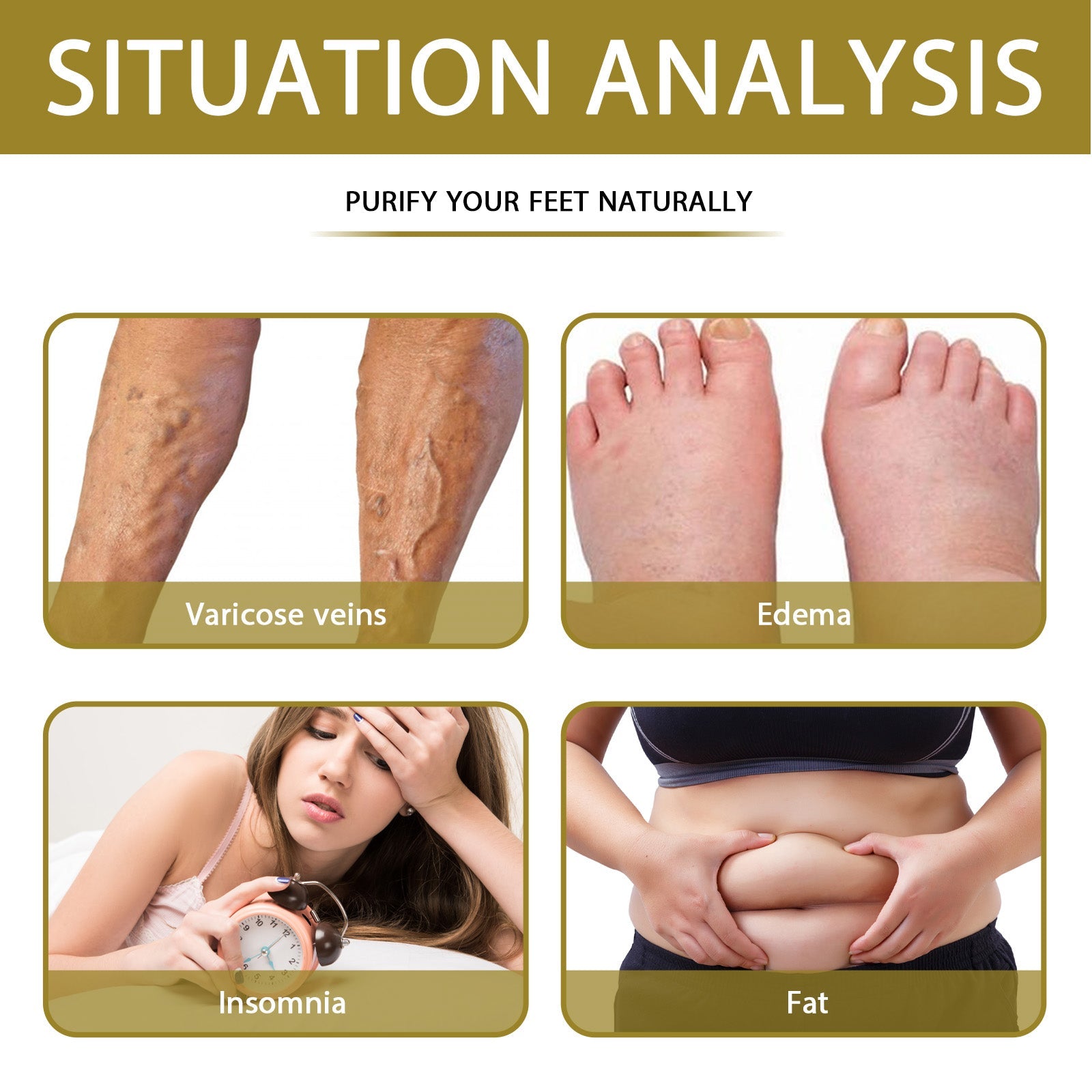 Lymphatic Drainage Slimming Foot Soak Beads, Relieve Leg Swelling Repair Veins Firming And Toning Foot Bath Pack