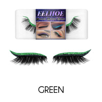 Eyeliner And Eyelash Stickers, Self-Adhesive False Eyelashes With European And American 3d Eyelash Eyeshadow Eyeliner