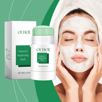 OUHOE Green Tea Facial Cleanser Solid Mask Improves Dullness, Moisturizes, Gently Cleans And Brightened Skin Mask