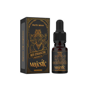North Moon Men's Massage Oil Men's Body Moisturizing Gentle Moisturizing Skin Topical Massage Oil For Men