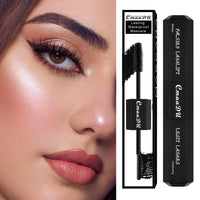 Mascara CmaaDu Large capacity 20ml ultra black double head mascara silicone brush head