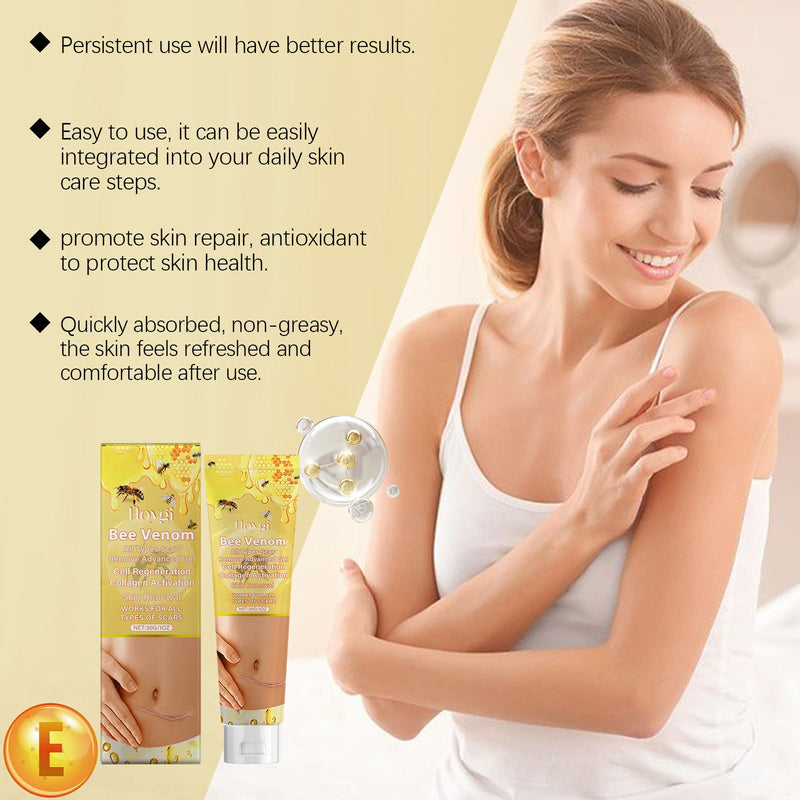 Bee Venom Body Care Gel Daily Massage Repair Smooth Skin Moisturizing Skin Care Gel