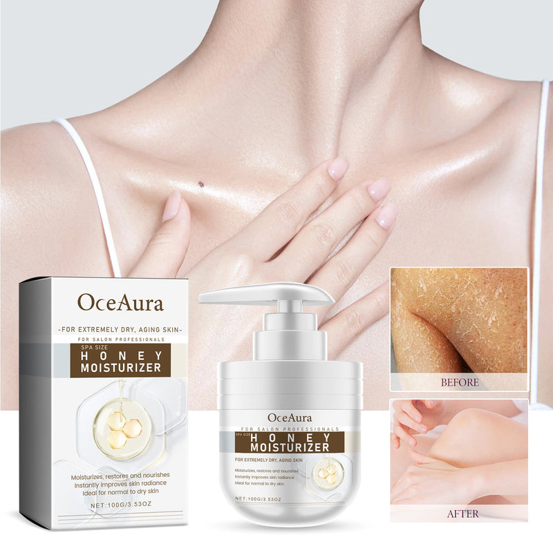 OceAura Honey Body Moisturizer - Smooths Rough Skin, Brightening Hydrating Care