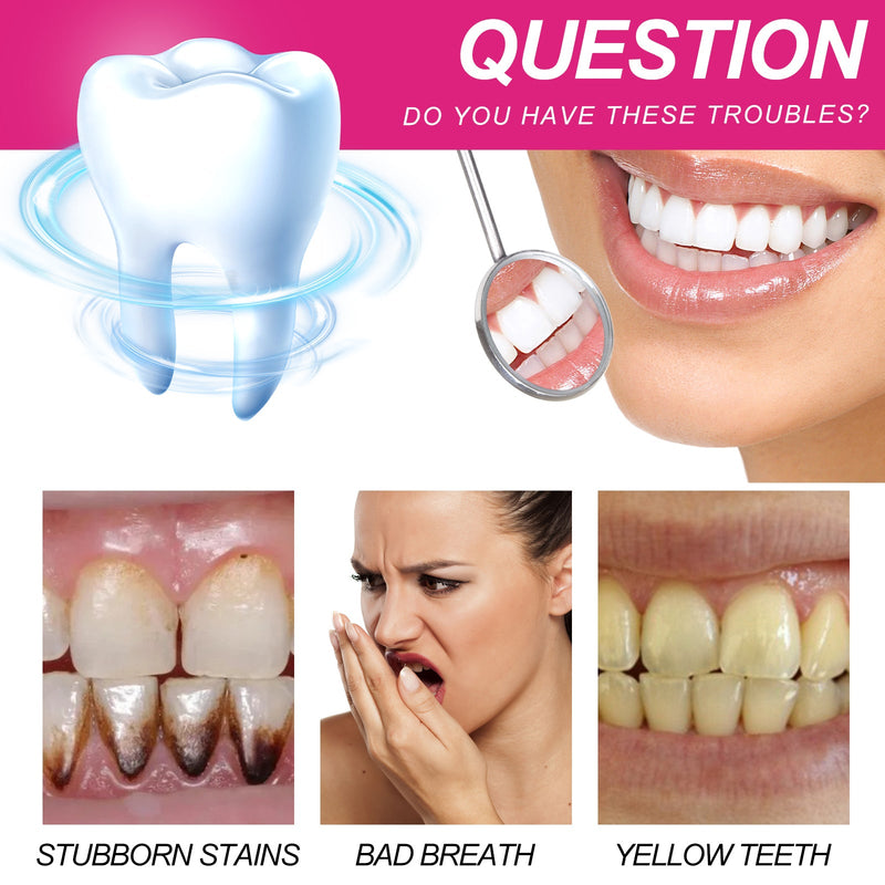 Mint Dental Powder, Remove Dirt Fresh Breath Bright White Teeth Clean Odor Stains And Tartar Cleaning Powder
