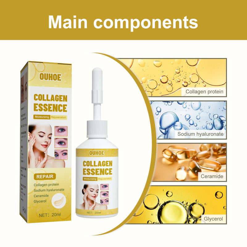 Collagen Essence, Shrinks Pores Hydrates Anti-Aging And Firming Skin Essence