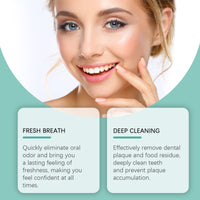 Oralhoe Mint Fresh Breath Powder Teeth Cleaning Decontamination Daily Care Mouth Clean And Fresh