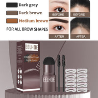 Eyebrow Stamp, Lazy Eyebrows Fill Makeup Eyebrow Cake Waterproof Hairline Powder