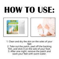 Wormwood Cleansing Foot Patch With Botanic Ingredients Gently Relieves Fatigue Clean Care Foot Skin Patch