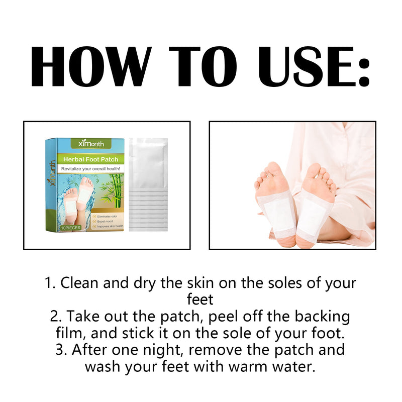 Wormwood Cleansing Foot Patch With Botanic Ingredients Gently Relieves Fatigue Clean Care Foot Skin Patch
