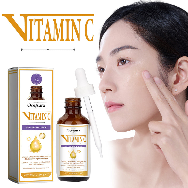 Vitamin C Anti-Aging Serum, Desalination spot wrinkle firming moisturizing facial skin anti-wrinkle cream