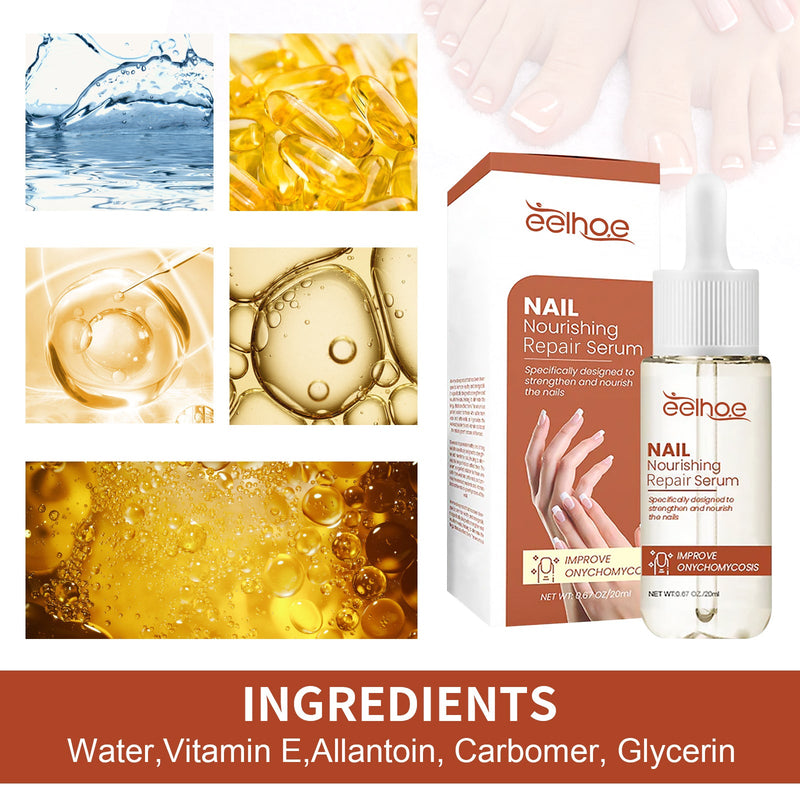 Nail Care Essence Hand And Foot Gray Nail Repair Soft Nail Thickening Moisturizing Nail Care Essence