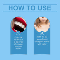 Mouth Whitening Teeth Cleaning Mousse Clean Teeth White Care Fresh Breath Foaming Teeth Cleaning Mousse