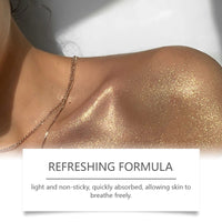 OceAura Body Glitter Spray Natural Stereoscopic Long-Lasting Shiny Hair Body Collarbone Highlighter Spray