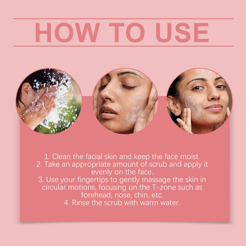 Face Whitening Scrub Gently Cleanses And Exfoliates Skin For A Radiant Radiance