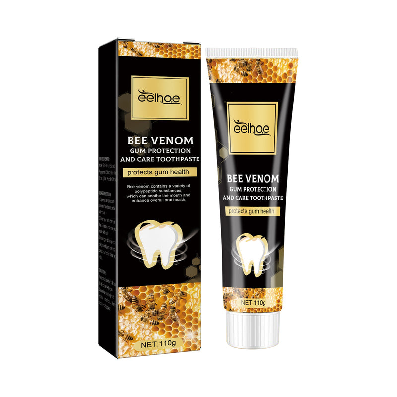EELHOE Bee Venom Gingival Toothpaste, Cleaning Stains Breath Fresh Whitening Toothpaste