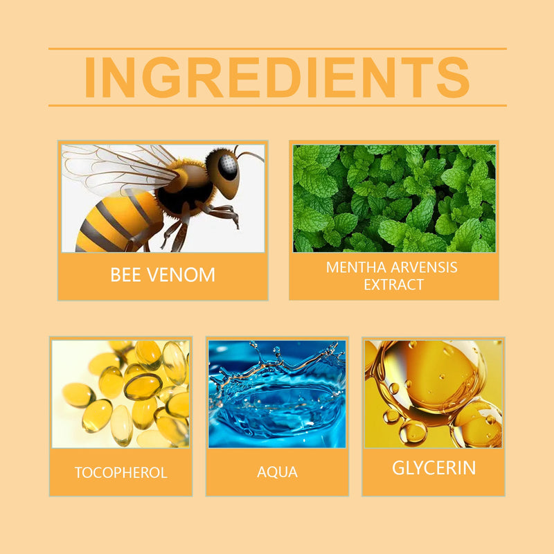 Bee Venom Repair Cream, Moisturizing, Nourishing And Improving Elastic Skin Repair Smooth, Glossy And Lubricating Skin Cream
