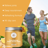 Ouhoe Ginger Herbal Joint Care Cream, Relieve Knee Joint Muscle Soreness Body Massage Cream