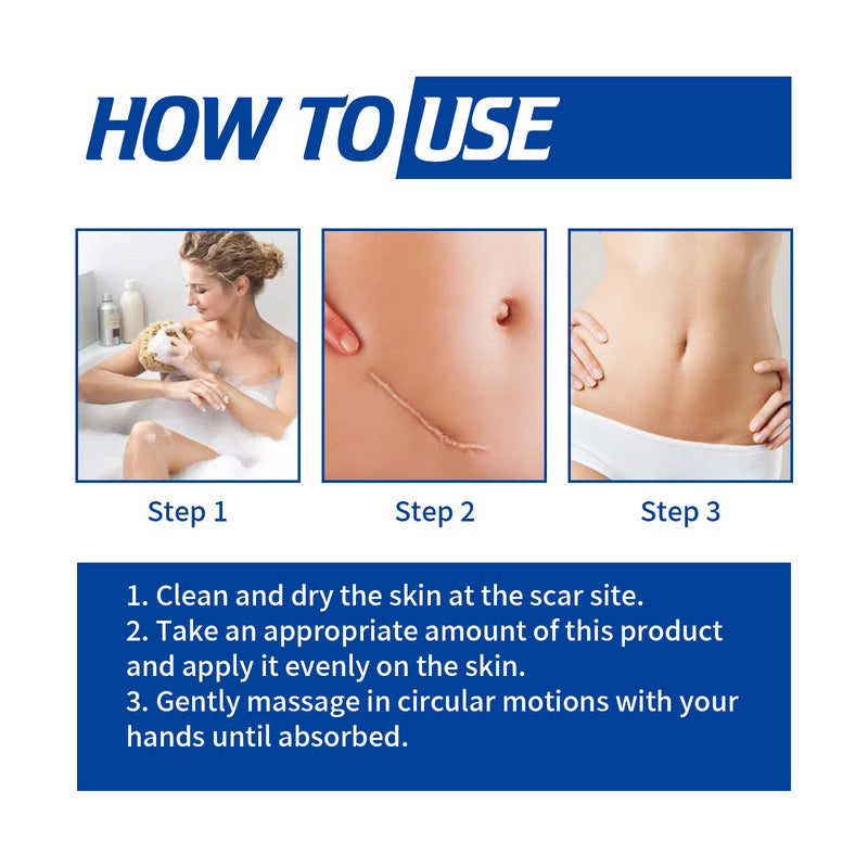 Ouhoe Scar Repair Cream, Gentle Repair Smooth Skin Fade After Scar Scar Skin Repair Cream