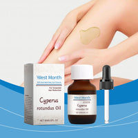 West&Month Cyperi Rhizoma Hair Removal Care Oil, Cyperi Rhizoma Plant Essential Oil Body Moisturizing And Nourishing Hair Removal Care Oil