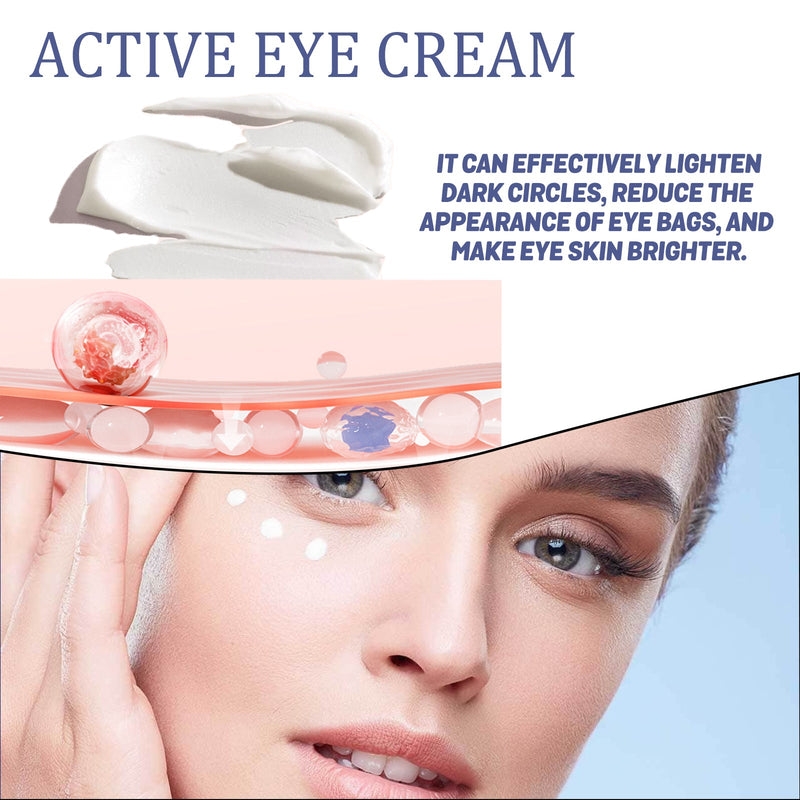 Active Eye Cream, Repair Eye Bags And Dark Circles Elastic Firming Skin Around The Eyes Anti-Wrinkle Eye Cream