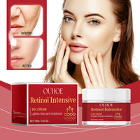 Ouhoe Retinol Cream, Facial Fine Lines Fade Moisturizing Moisturizing Skin Care Anti-Wrinkle Moisturizing Brightening Cream