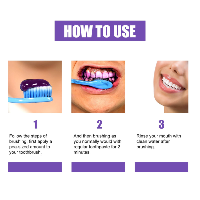 EELHOE Teeth Whitening Toothpaste, Removing Teeth Stains And Odors Oral Care Brightening And Whitening Teeth Toothpaste