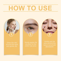 EELHOE Vitamin C Brightening and Firming Eye Cream Stick reduces fine lines and improves eye area and nourishes eyes gently