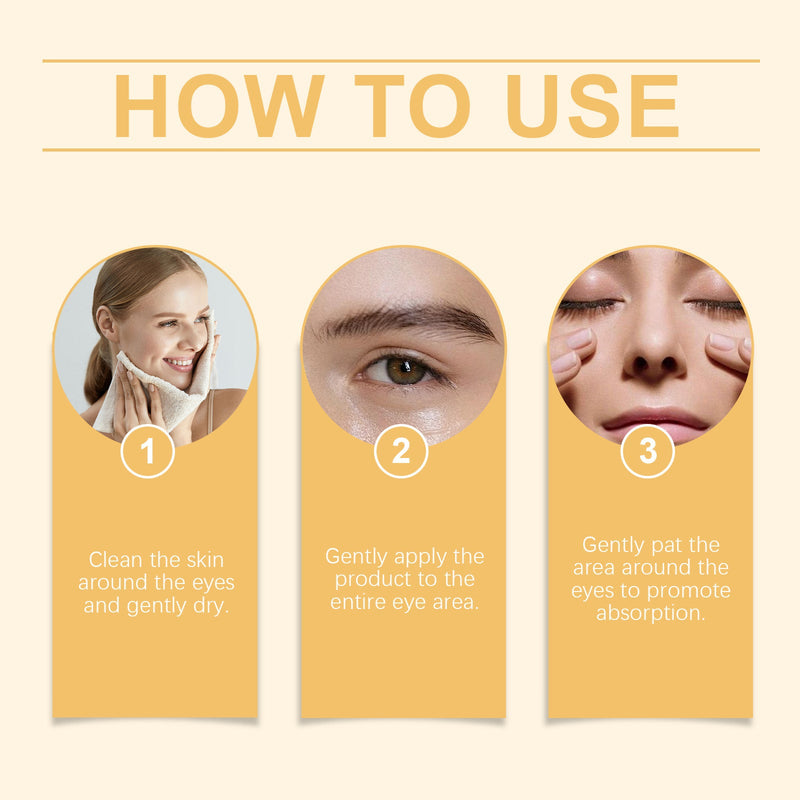 EELHOE Vitamin C Brightening and Firming Eye Cream Stick reduces fine lines and improves eye area and nourishes eyes gently