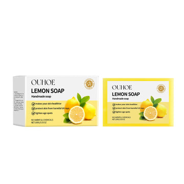 OUHOE Herbal Lemon Bath Soap Gently Cleanses Smooth Body And Skin With Refreshing Oil-Controlling Cleansing Soap