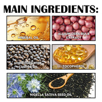 Eelhoe Red Onion And Black Seed Oil Hair Care Essential Oil, Nourishing And Nourishing Hair, Smoothing And Repairing Dry Hair