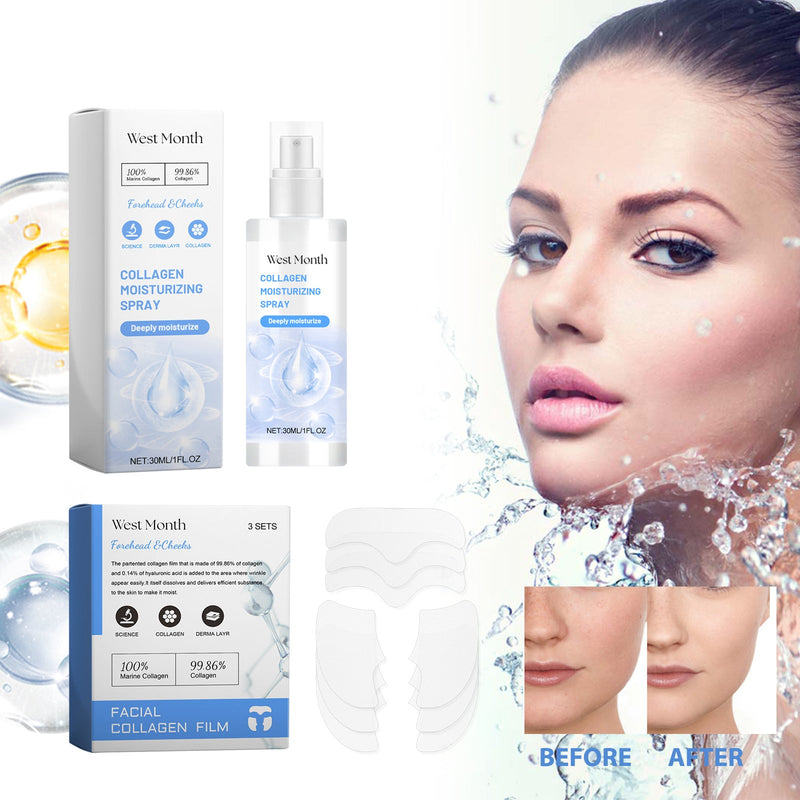 Collagen Spray, Hydrating And Moisturizing Skin Hydrates And Reduces Fine Lines On The Face