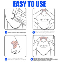 Relieves Nasal Obstruction Nasal Dilation Discomfort Relieves Sleep Disorders Snoring Nose Ventilation Patch