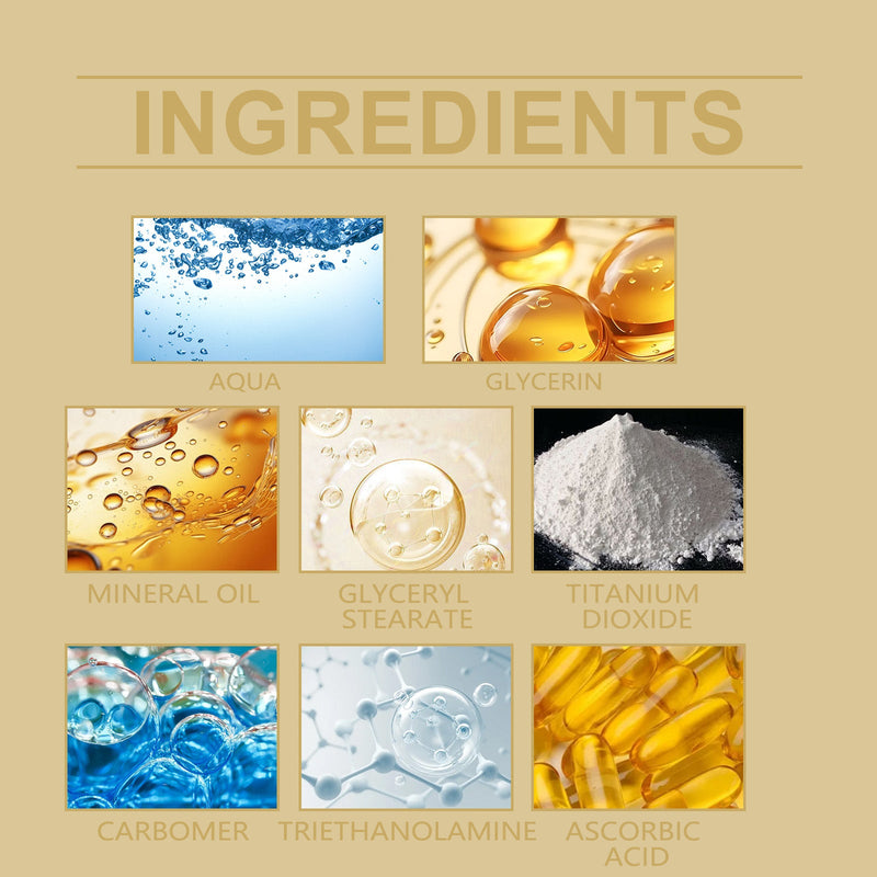 OUHOE  Nicotinamide Vitamin C Moisturizing Cream, Brightening Skin Natural Concealer Refreshing Moisturizing Cream